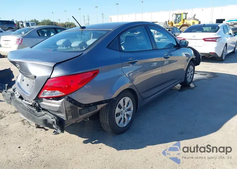 2015 Hyundai Accent Gls from USA, damaged, VIN KMHCT4AE5FU884262